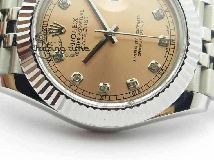 0507 Packable DateJust II 41mm BP Maker Best Edition RG Diamonds Dial On New Version Jubilee Bracelet A 3620